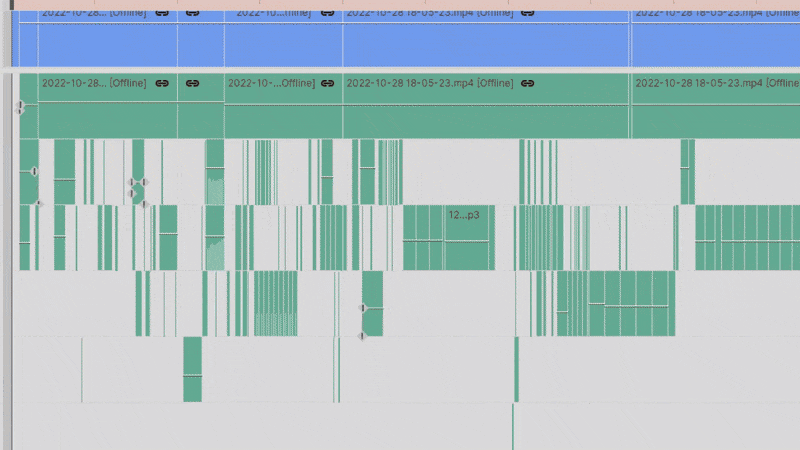 GIF of Video Editing