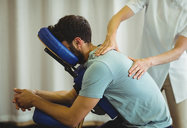 Massage sur chaise
