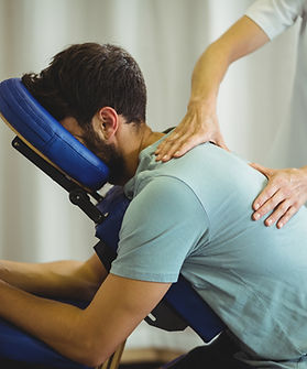 Massage sur chaise