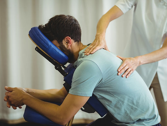 Massage sur chaise