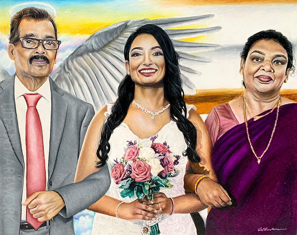 Thumbnail: 18x24 Colored Pencil Portrait