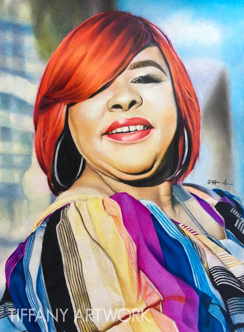 12x16 Colored Pencil Portrait