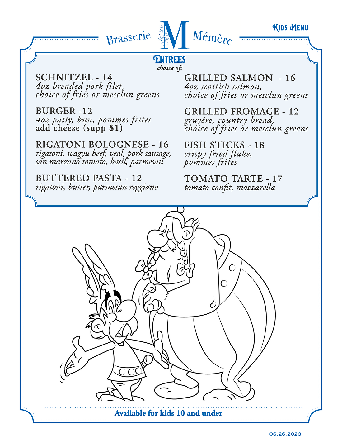 Brunch Brasserie Memere