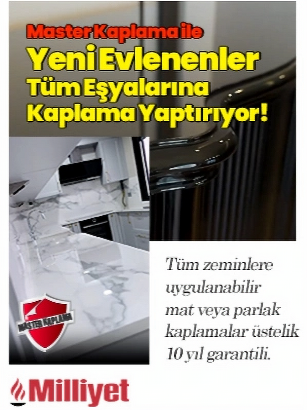 Master Kaplama ile yeni evlenenlere kaplama hizmetleri