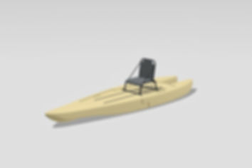 Trident 11.5', 2-piece modular Kayak