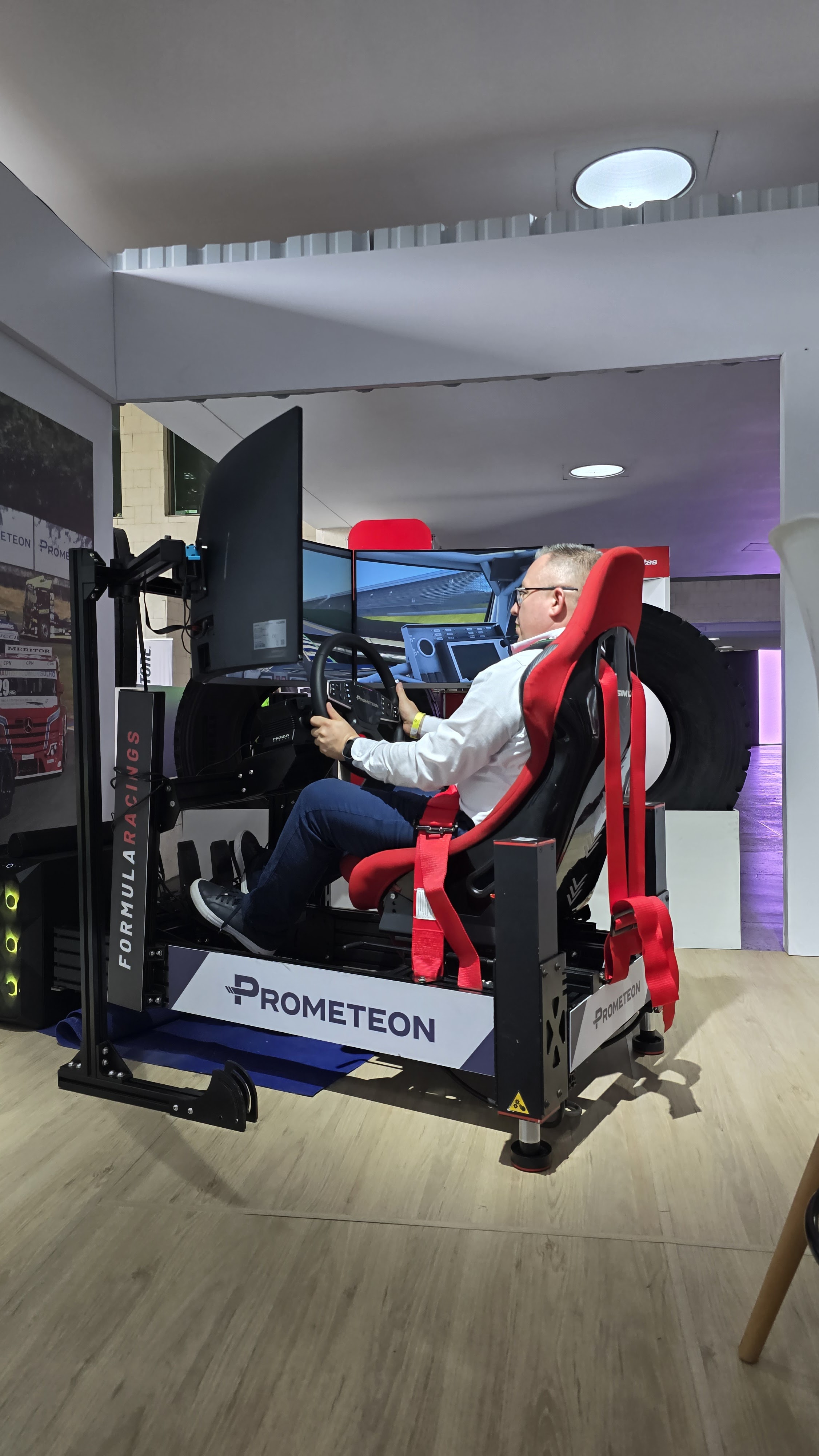 Operación de simulador Formula Racings