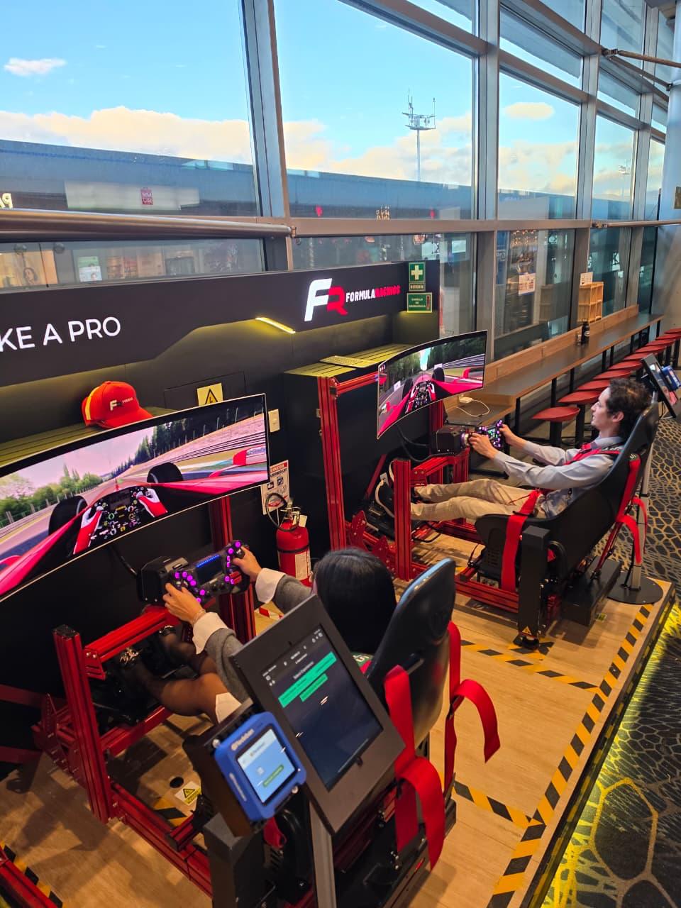 Experiencia de Formula Racings en aeropuerto