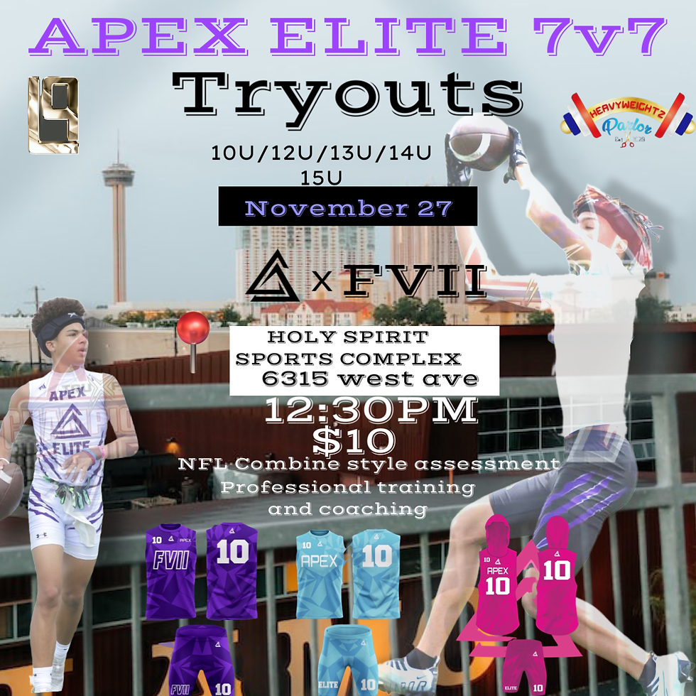 APEX ELITE 7v7 tryouts