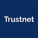 Trustnet plain dark blue background
