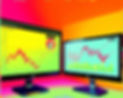 Investment screens with Andy Warhol styled charts.jpg