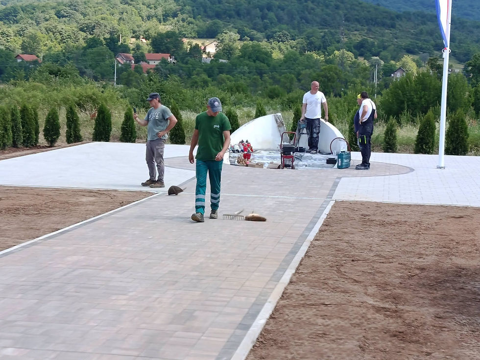 Uoči obljetnice "Oluje": Pri završetku radovi na spomeniku palim hrvatskim braniteljima u Zalužnici