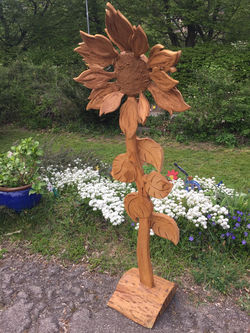 3D Holzblume