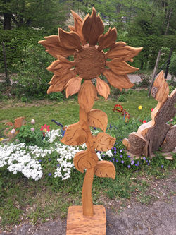 3D Holzblume