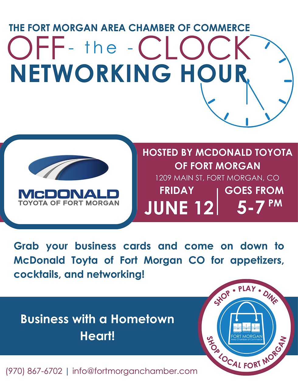 June Off-the-Clock Networking Event