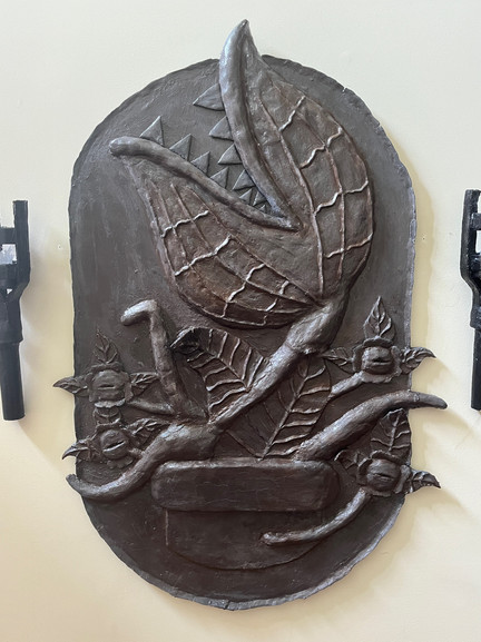 Sculpture of Audrey II from the Little Shop of Horrors