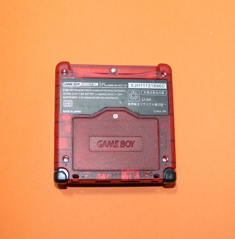 Thumbnail: Modded GameBoy Advance SP w/ IPS Display (Clear Red)