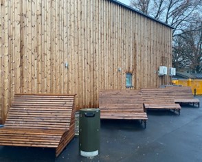 Kinna resecentrum. RTG bygg & fastighetsservice i samarbete med Marks Kommun