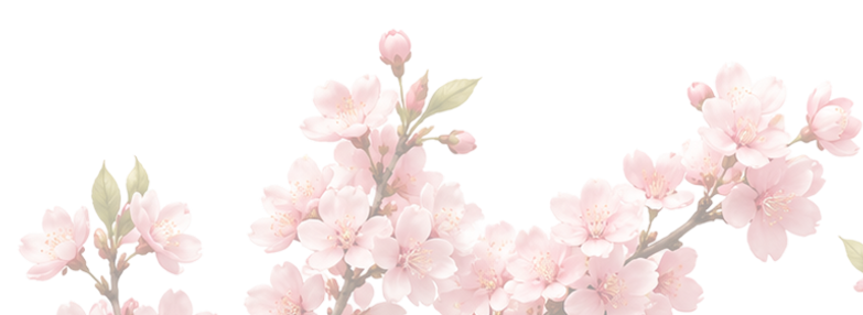 Sakura website decoration