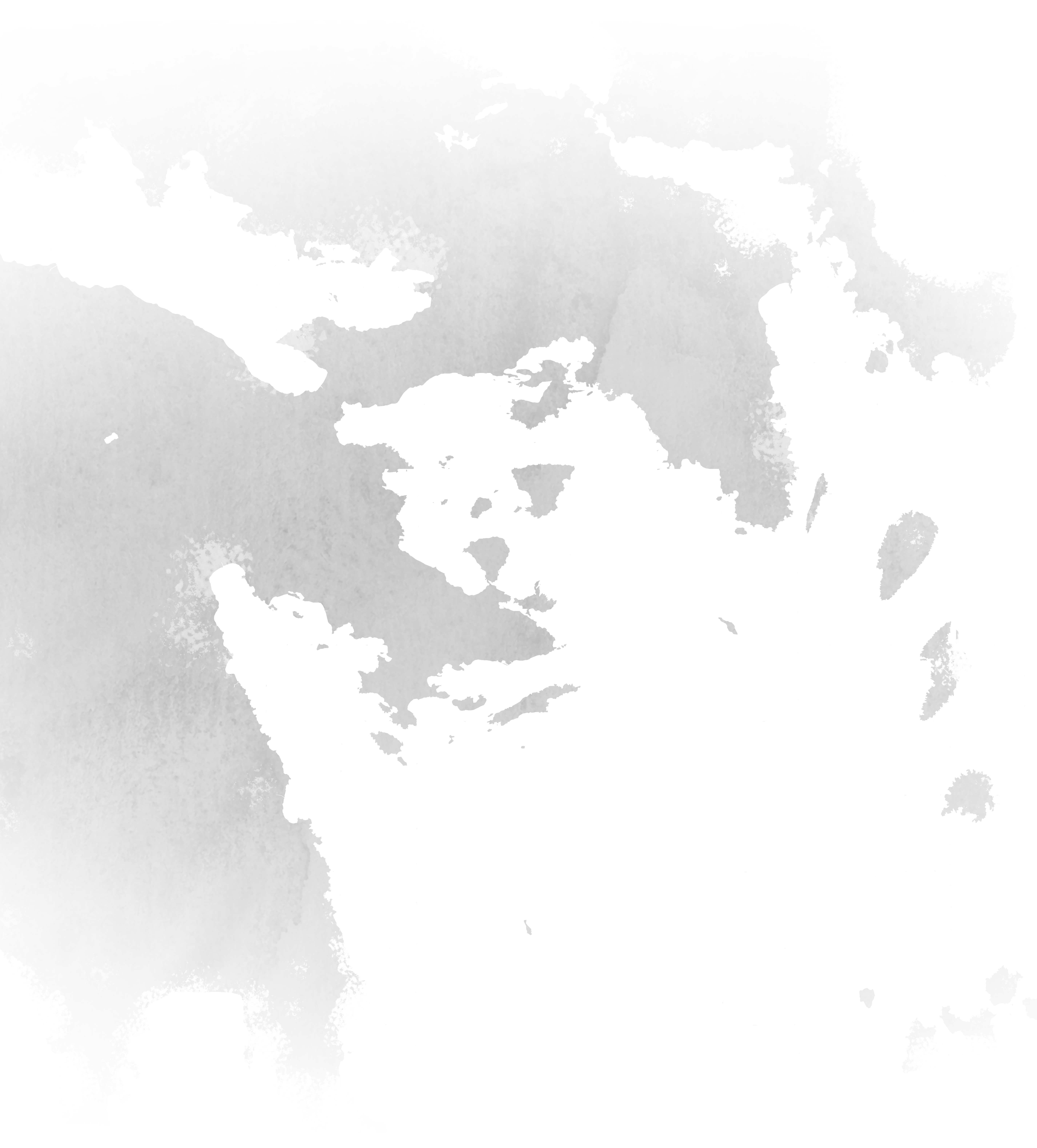 Map of the Saronic islands in the Aegean Sea, Greece, used as background for the Family Holiday sailing itinerary.