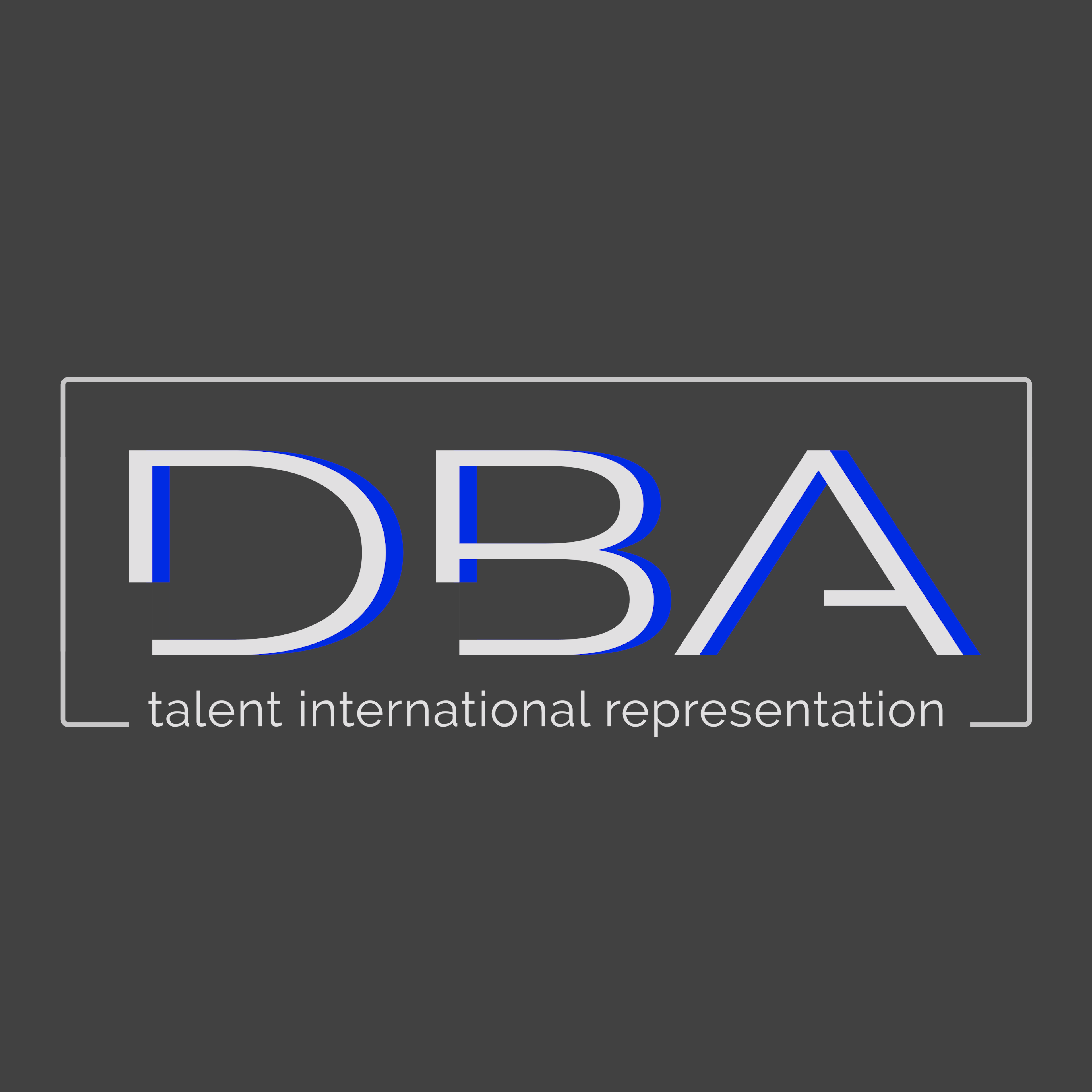 DBA International Talent Representation logo