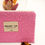 Miniature : Pochette tweed rose