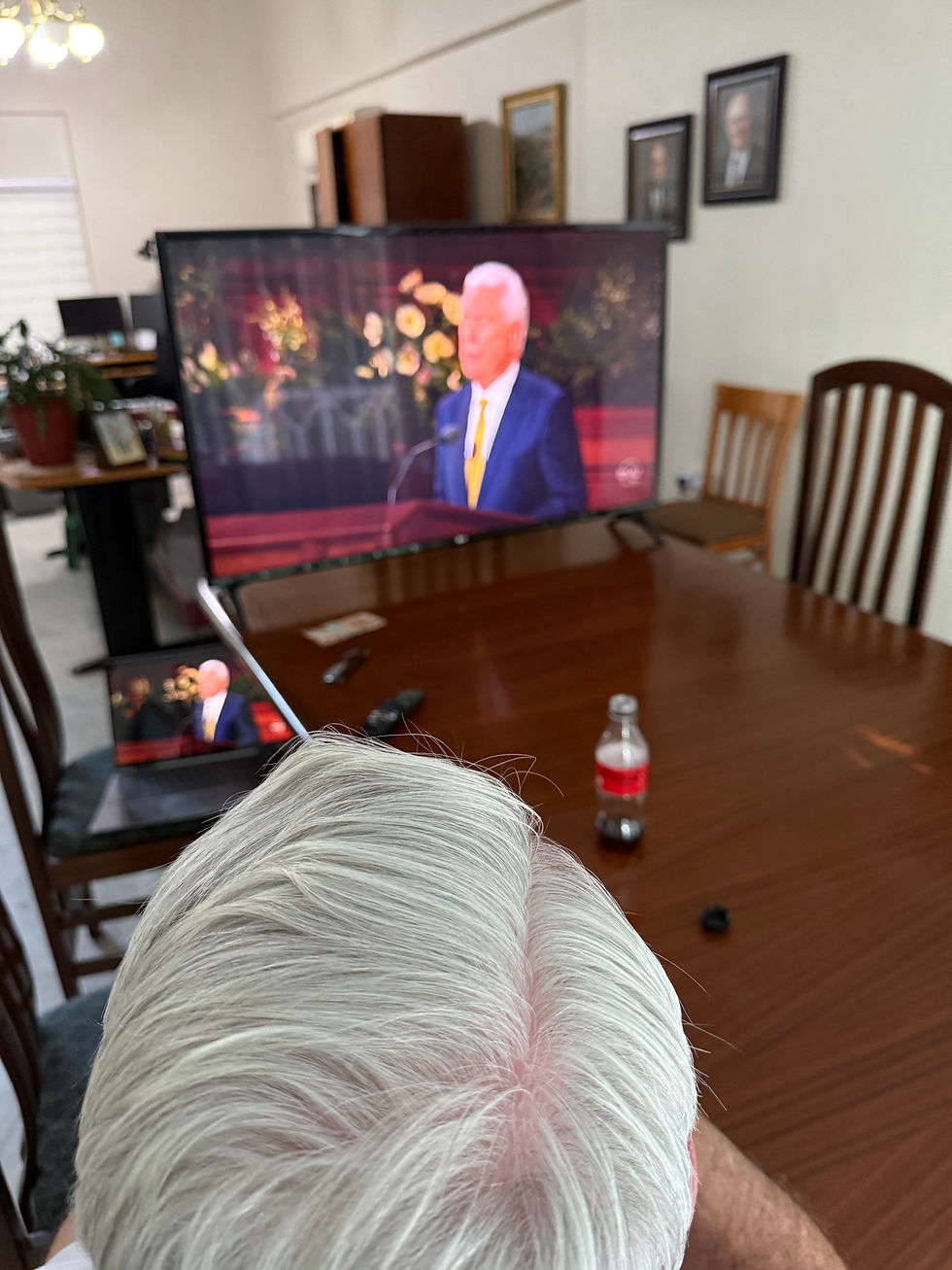 "WHETHER BY MY OWN VOICE, OR THE VOICE OF MY SERVANTS.....IT IS THE SAME"