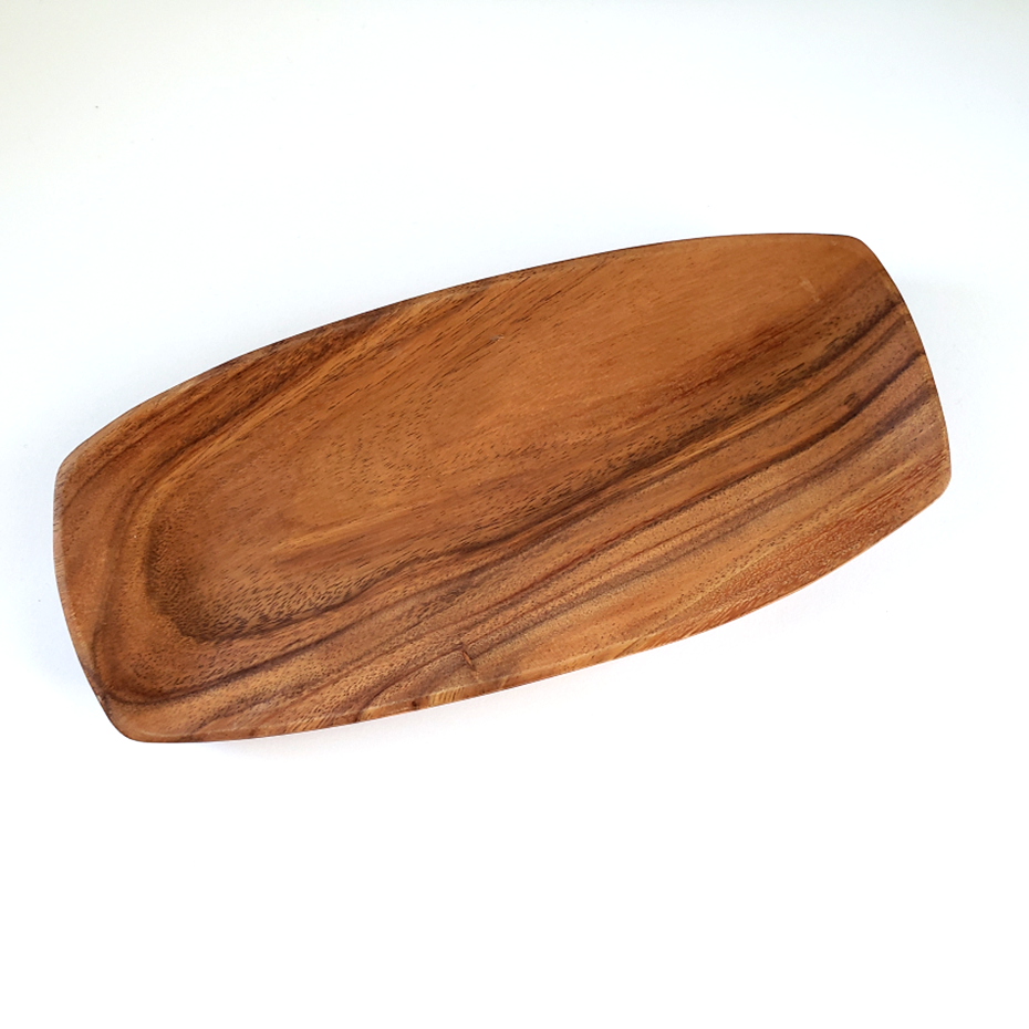 teak rolling tray