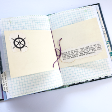 Thumbnail: Frogmen in Action Junk Journal pages