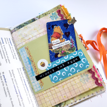 Thumbnail: Winnie the Pooh Junk Journal pages and gift tags