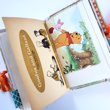 Thumbnail: Winnie the Pooh Junk Journal pages