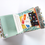 Thumbnail: inside pages of ABC junk journal in blue