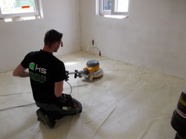 Projection de mousse polyuréthane