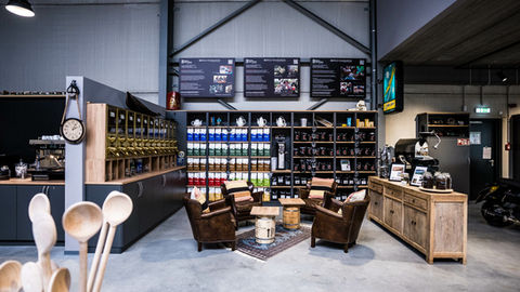 Intérieur du magasin 'De Buttek'