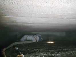 Projection de mousse polyuréthane