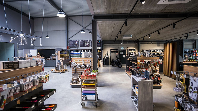 Intérieur showroom De Buttek à Sprinkange