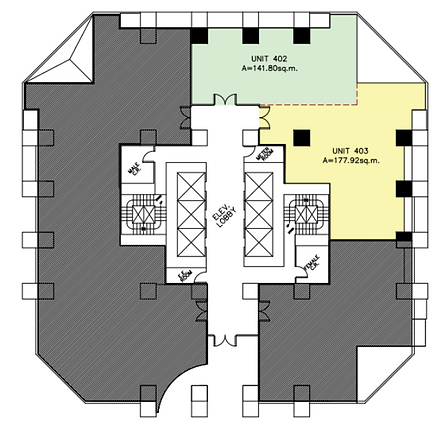 4th Floor Units 402 to 403