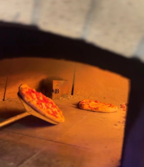 Wood-fired pizza