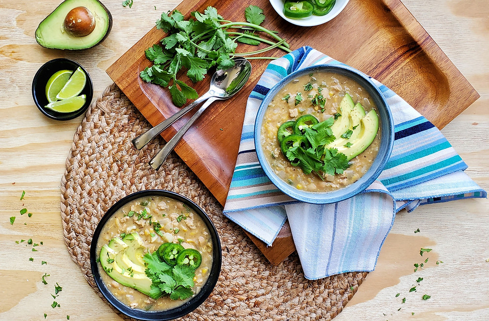 Fare Thee Well White Chicken Chili (Dairy-Free)