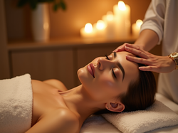 Elegant-woman-receiving-gentle-body-treatment-in-luxurious-spa-setting-warm-lighting