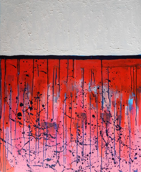 Echoes of tomorrow. Acrylic on canvas. 104/ 81 cm.