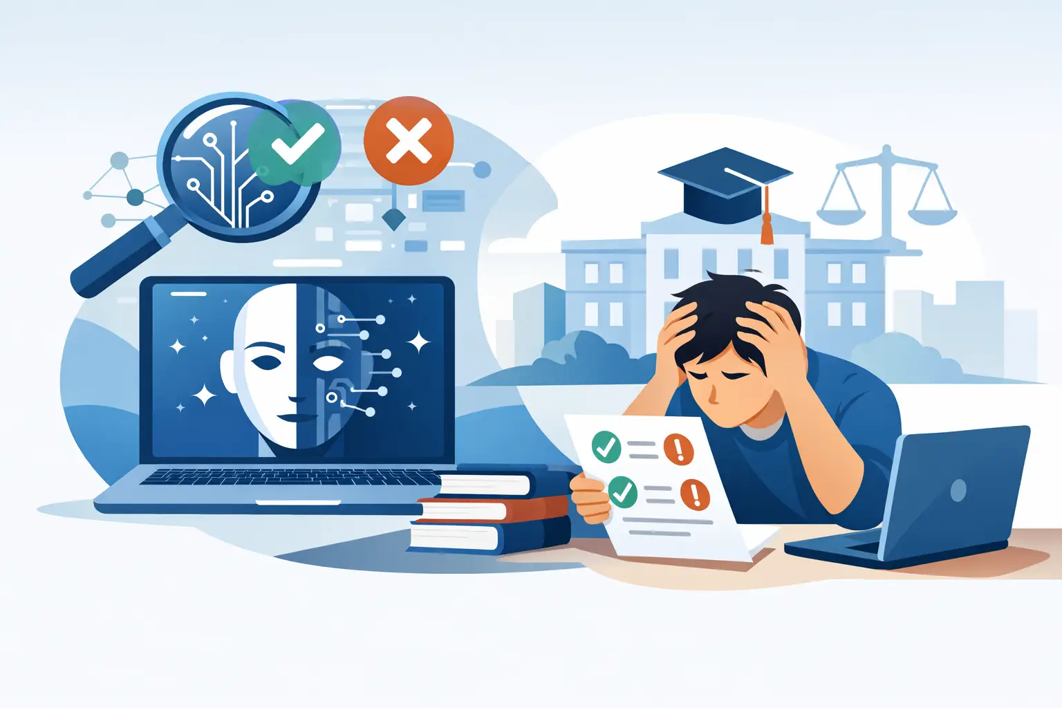 AI detection accuracy 大學功課被誤判怎樣處理才不會影響交稿與學術誠信