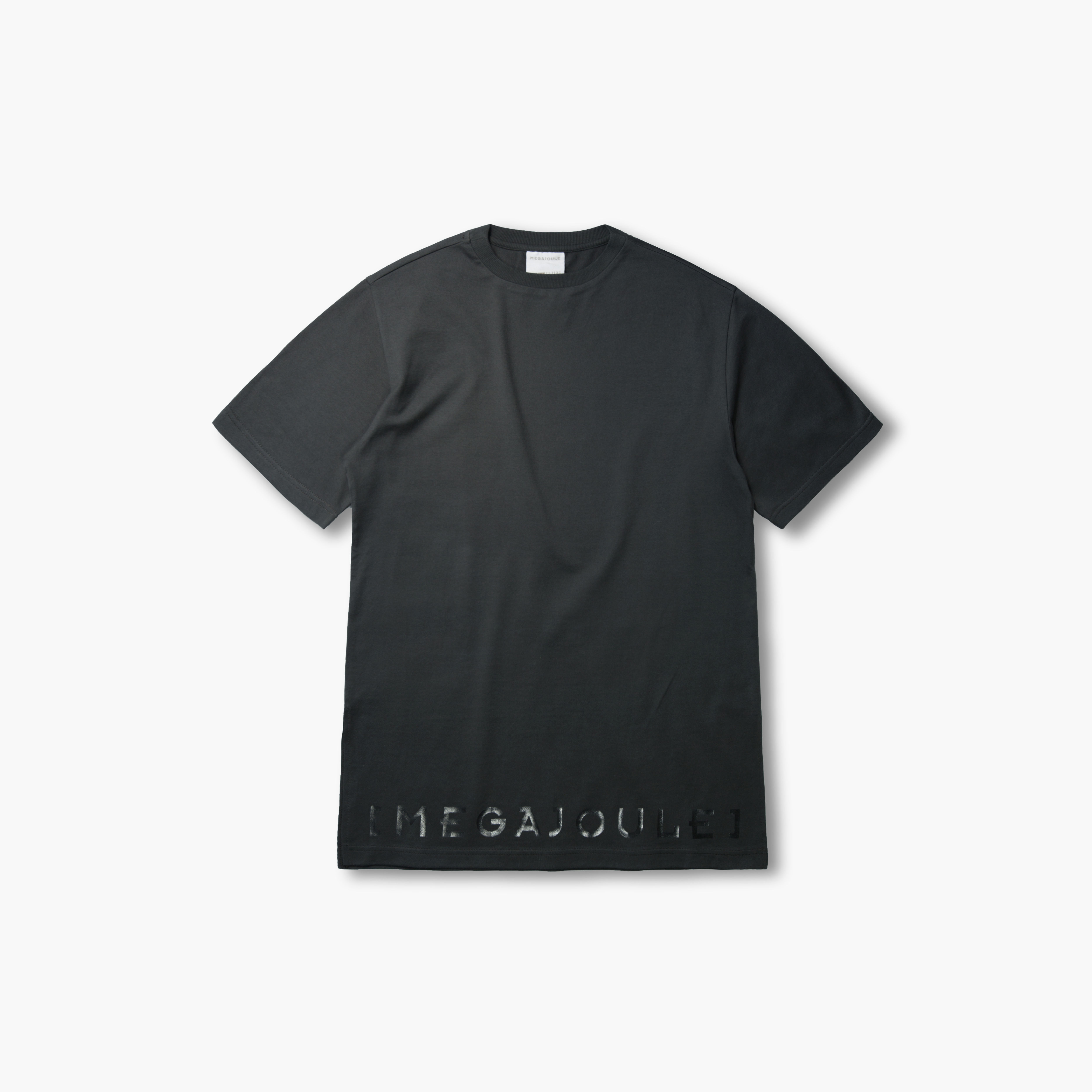 2℃ 消炭灰LOGO胶印长T