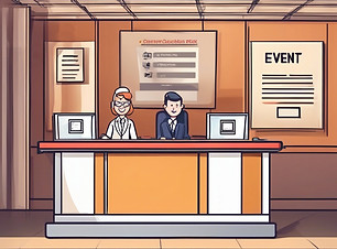 event check in desk with credentials .jpg