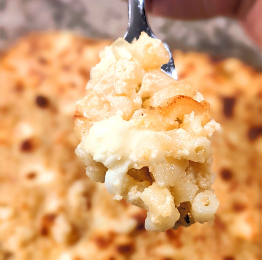 Baked mac & cheese curds
