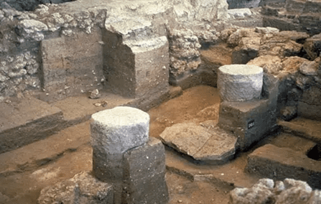 The temple of Dagon lies in ruins, as when Samson bowed with all his might and pulled it down upon the Philistines — ‘So the dead which he slew at his death were more than they which he slew in his life’ (Judges 16:30).