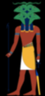 The god Banebdjedet, the soul of Osiris