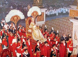 Crowned by tradition, not by truth, the man of sin sits enthroned; aware that the history he inherits denies him the authority he claims