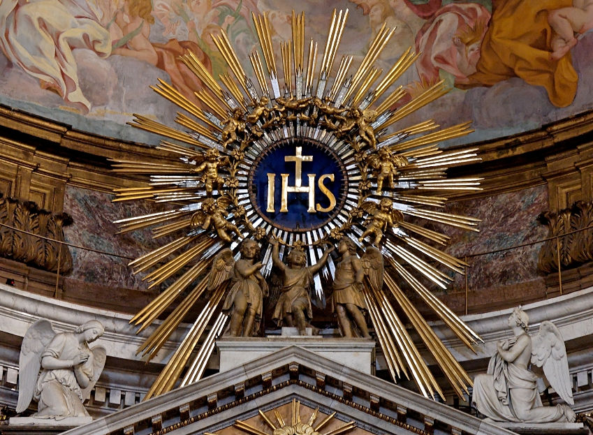 IHS — In Hoc Signo Vinces (“In this sign you will conquer”)