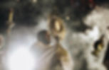 A priest burns incense before the monstrance, lifting worship toward the consecrated host — yet Scripture, given by the same Holy Spirit the RCC claims as its guide, condemns offering incense to 'the host of heaven' (Jeremiah 19:13; Acts 7:42). What the prophets rebuked cannot be sanctified by changing the name