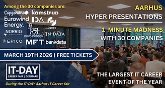Aarhus Hyper Presentations with 30 Companies | a part of IT-DAY 2026